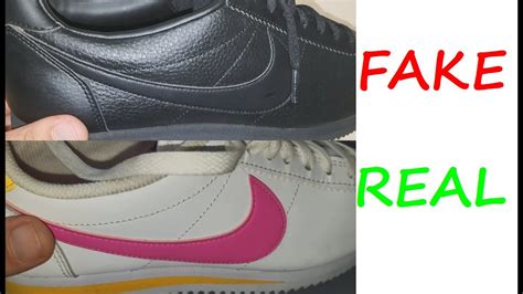 how to spot fake nike cortez|false nike shoe labels.